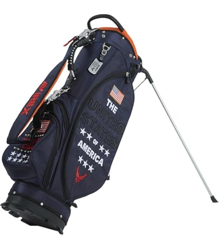【新品】アビレックス ゴルフ AVG5S-AC27 キャディバッグ ブラック AVIREX GOLF アヴィレックスゴルフ 9型 スタンド式 キャディバッグ